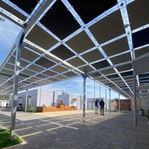 קירוי אומנותי שאדו מעבר גבול תאנים