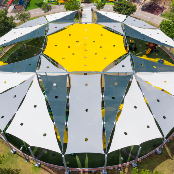 הצללה מדגם מפרשים